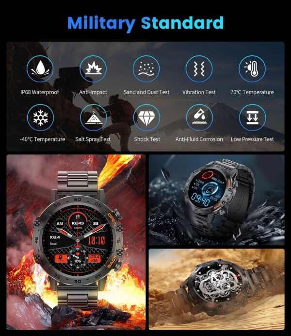 K52 Bluetooth Calling Smart Watch Ultra-long Standby - Image 9